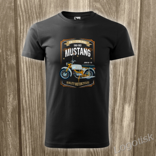 Tričko Jawa Mustang-styl vintáž